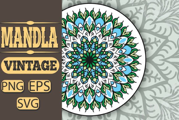Download MANDALA Vintage Color Design - Design Collection