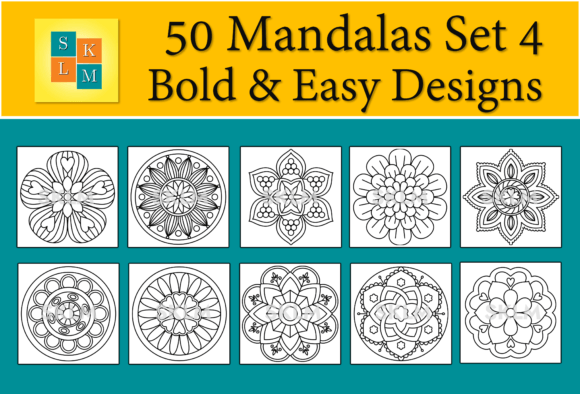 Download Bold &amp; Easy Mandala Designs - Design Collection