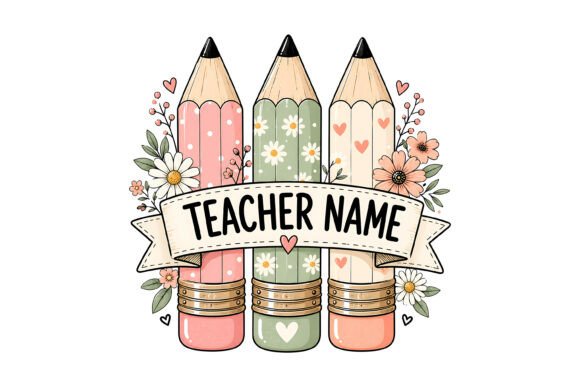 Download Personalized Teacher Pencil Design - Design Collection