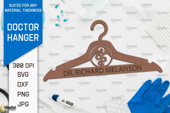 Download Doctor Wooden Hanger Laser Cut Design - Design Collection