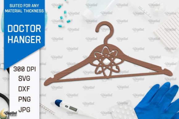 Download Doctor Wooden Hanger Laser Cut Design - Design Collection