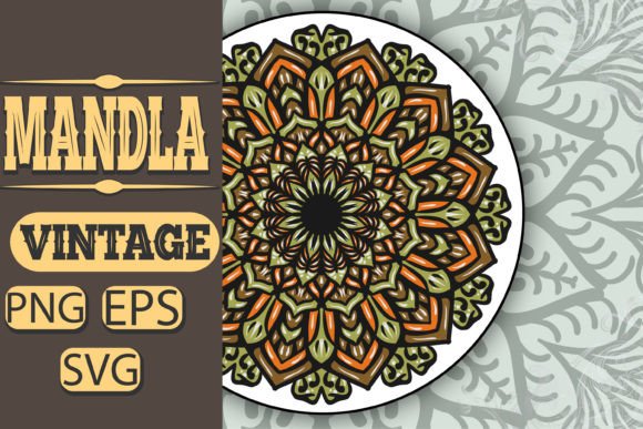Download MANDALA Vintage Color Design - Design Collection