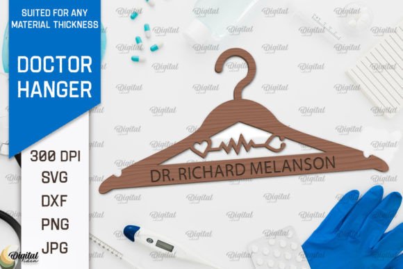 Download Doctor Wooden Hanger Laser Cut Design - Design Collection