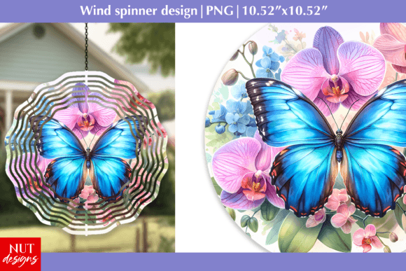 Download Spring Round Design, Butterfly Garden - Design Collection