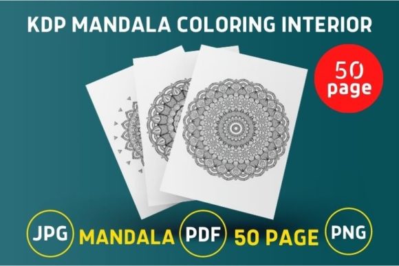Download Mandala Coloring Book KDP Design - Design Collection