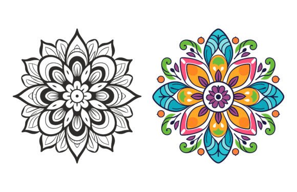 Download Doodle Zentangle Mandala Vector Design - Design Collection