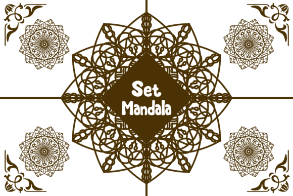 Download Mandala Set Background Ornate Design - Design Collection