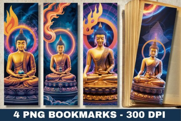 Download Zen Buddha Spiritual Art Bookmark Design - Design Collection