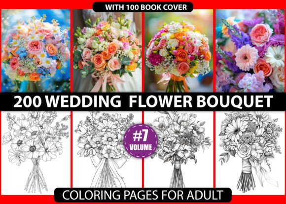 Download 200 Wedding Flower Bouquet Coloring Page - Premium Resources
