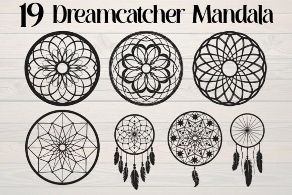 Download 19 Dreamcatcher Mandala Designs - Design Collection