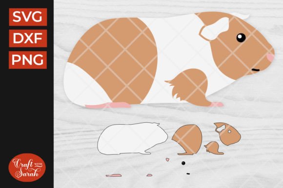 Download Guinea Pig SVG | Layered Vinyl Design - Design Collection