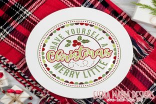 Download Christmas Plate Circle Design - Design Collection