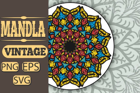 Download MANDALA Vintage Color Design - Design Collection