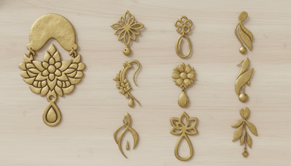 Download 10 Elegant Boho Earring Design Bundle - Design Collection