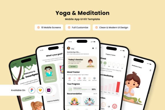 Download InnerSpace - Meditation Design Template - Design Collection