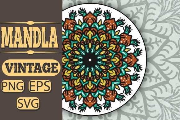 Download MANDALA Vintage Color Design - Design Collection
