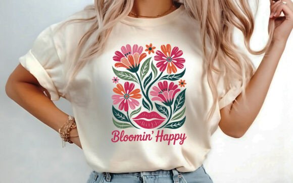 Download Boho Floral Flowers T-shirt Design SVG - Design Collection