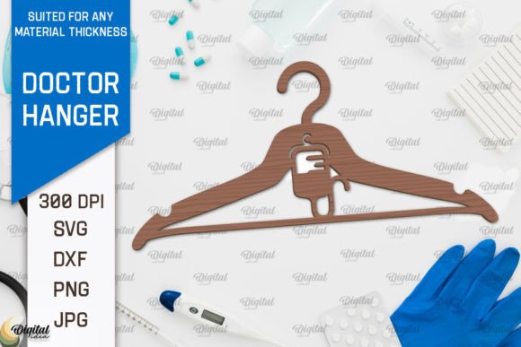Download Doctor Wooden Hanger Laser Cut Design - Design Collection
