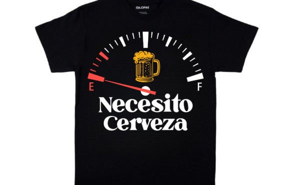 Download Necesito Cerveza T-Shirt Design - Design Collection